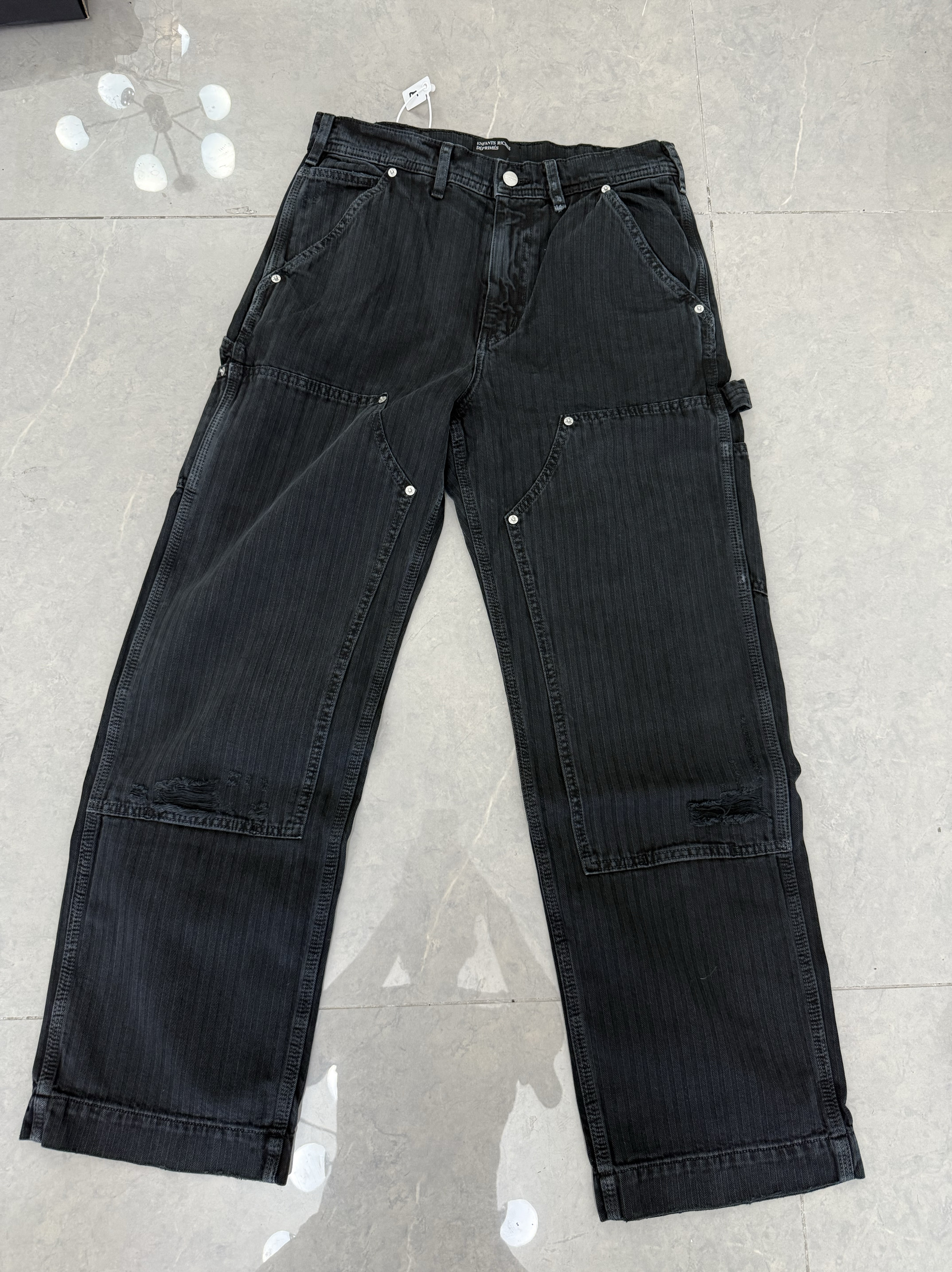 Erd Melancholic Rich Second-Generation 25Ss Striped Double-Knee