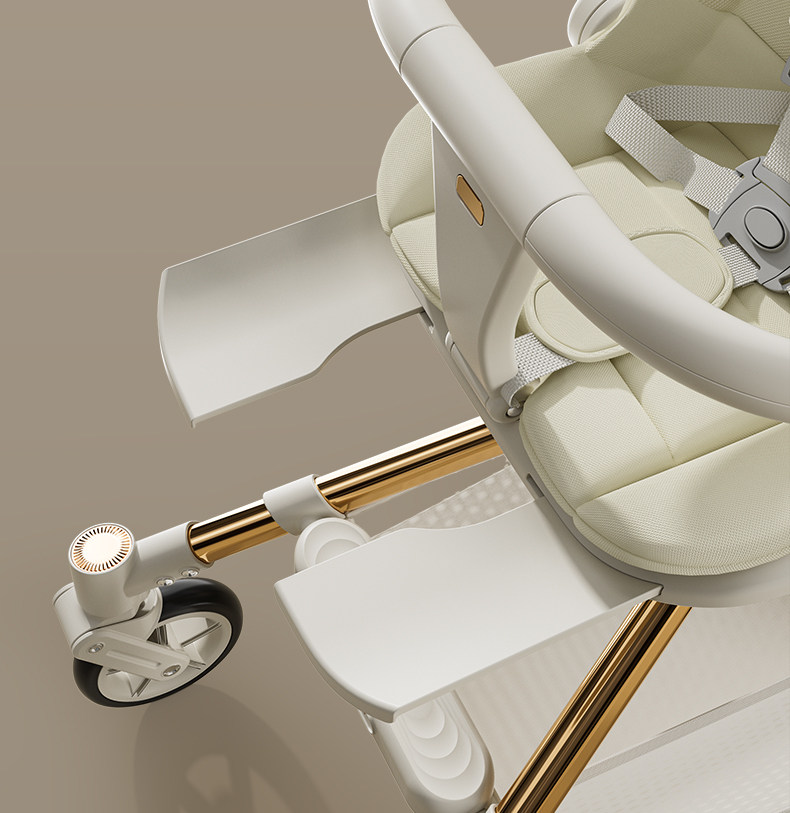 Трехколесный велосипед 遛娃神器2023新款轻便折叠婴儿车可坐躺高景观儿童溜娃宝宝手推车