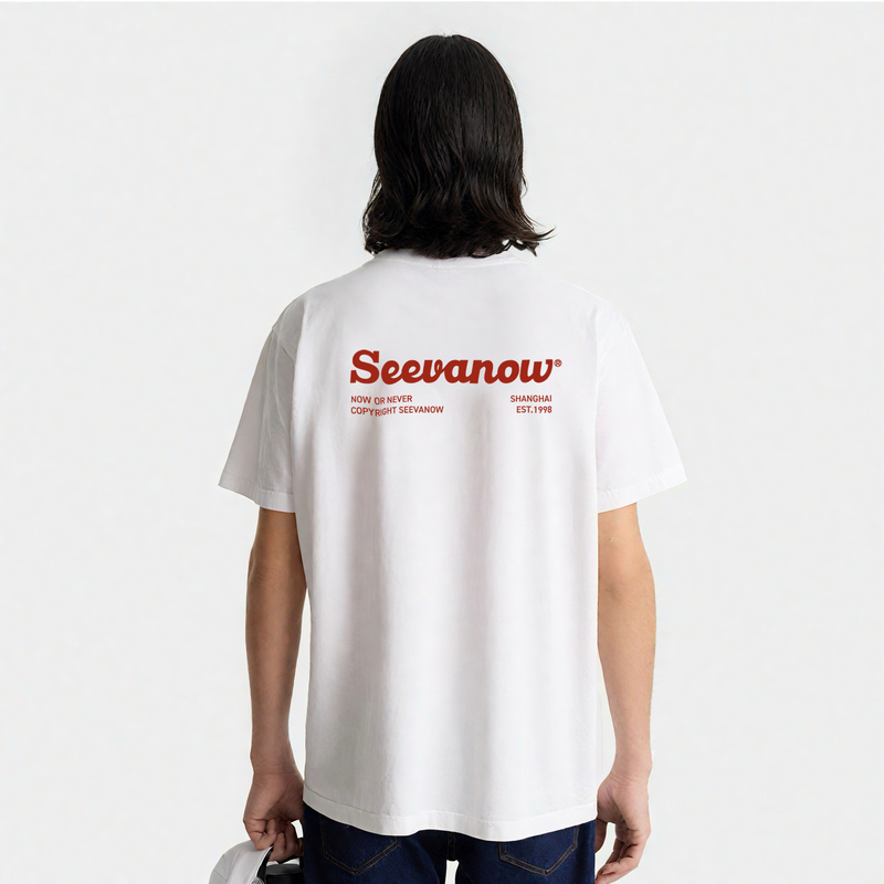Seevanow Tennis Sports Solona Cool Quick-Drying Short-Sleeved Unisex Simple Logo T-Shirt Loose Fit Seevanow Tennis Sports Solona Cool Quick-Drying Short-Sleeved Unisex Simple Logo T-Shirt Loose Fit