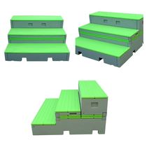 Choir stage removable folding telescopic multi-kinetic choir stage PE injection plastic three-layer choir stage ladder stage