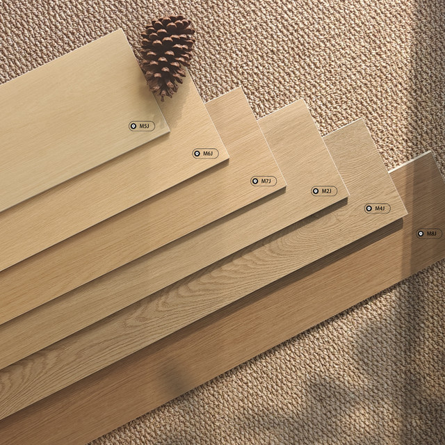 Xiaominjia Japanese-style log all-ceramic wood grain tiles 150x900 living room bedroom floor tiles matte non-slip floor tiles
