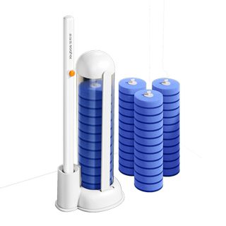 Disposable toilet brush + multifunctional trash can brush head accessories