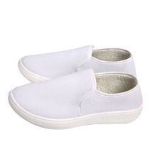 Starry (XINGGONG) winter antistatic cotton shoes PVC middle scarf cotton shoes dust-free dust-proof shoes warm-type white