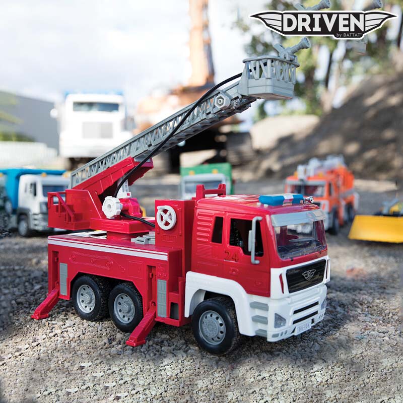 North American Driven Fire Truck Sprinkler 1:18 Children's Simulation Toy Car Sliding Engineering Vehicle Boy's Birthday Gift North American Driven Fire Truck Sprinkler 1:18 Children's Simulation Toy Car Sliding Engineering Vehicle Boy's Birthday Gift