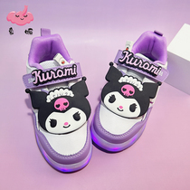 Cute Purple Roller Skating Heelys Invisible Girls and Children Summer Summer Model 2024 New High-Looking Shoes