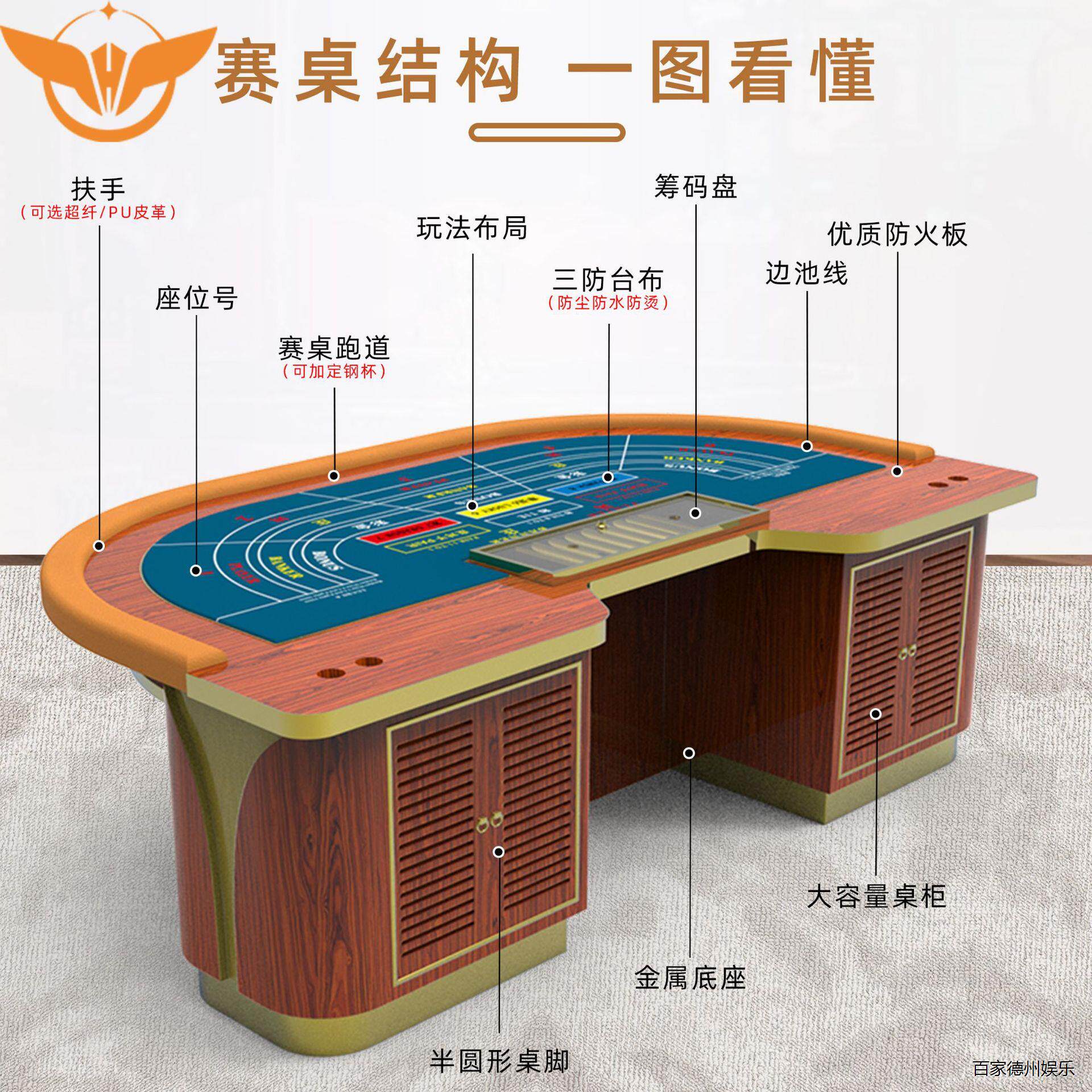 高定百家乐扑克桌测评｜家庭娱乐室必备的高端扑克游戏台，龙虎牛牛21点通吃！-更多室内休闲用品-淘宝好物网