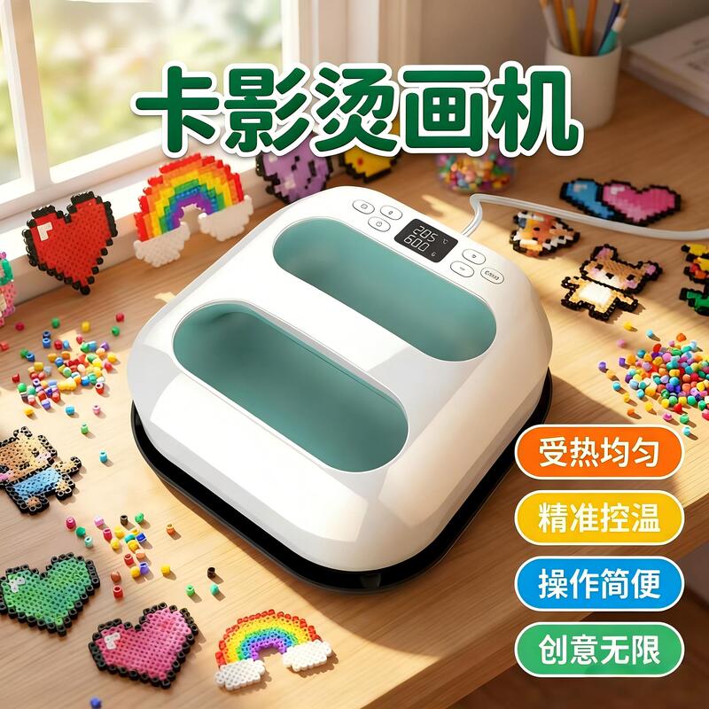 Card Shadow Bead Heat Transfer Machine, Heat Transfer Press Machine, Bead Ironing Machine, Manual Iron, Clothes and Hat Ironing, T-Shirt Automatic Ironing