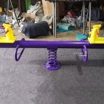 Outdoor double spring seesaw community park childrens outdoor spring rocking horse outdoor double rocking horse seesaw