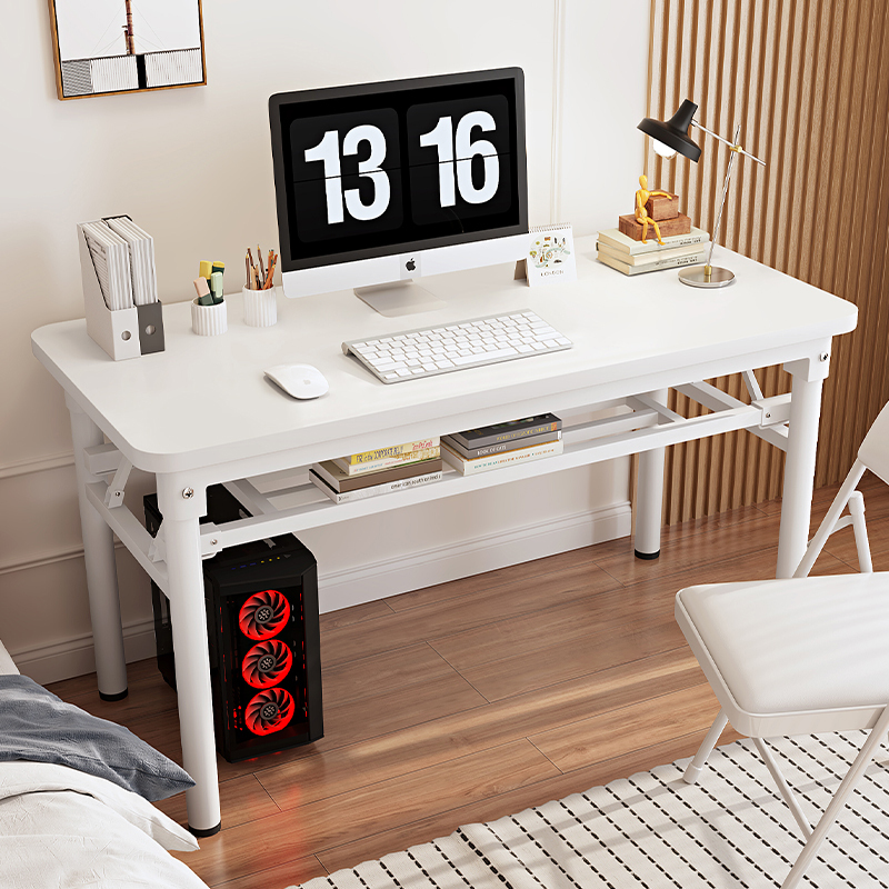 Simple Folding Desk, Home Study Desk, Simple Computer Desk, Dining Table, Long Table, Training Table, Bedroom Dressing Table