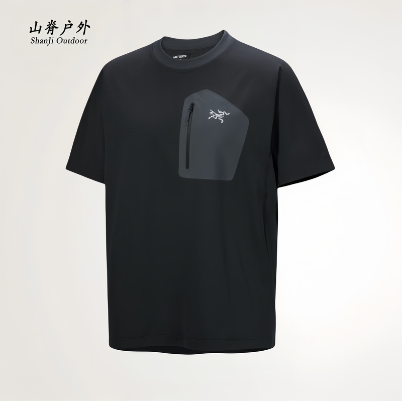In-Stock Genuine Arc'Teryx Short-Sleeve Konseal Sports Casual Outdoor Breathable T-Shirt for Men
