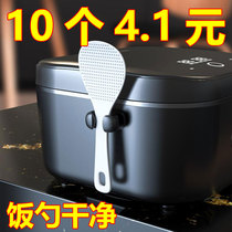 Hole-free rice scoop storage rack kitchen wall-mounted adhesive seamless rice scoop storage rack rice cooker rice shovel hanger