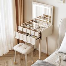 Cream style dresser flip-top table with drawers bedroom dresser internet celebrity simple storage cabinet makeup table