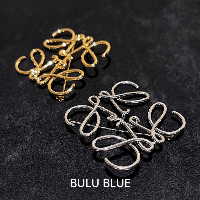 ブルーのブローチ幾何学的な厚さ22k本物の金のシンプルで万能な男性と女性のスクエア中空ピンブローチ高度な