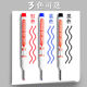 Long-head marker pen is waterproof, oil-proof, non-fading, oil-based woodworking special marker pen, tile special construction site long mouth