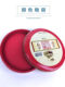 Red Ink Pad for Stamps, Round Fingerprint Handprint Box, Office Quick-Drying Extra-Large Financial Square Stamp Pad Box
