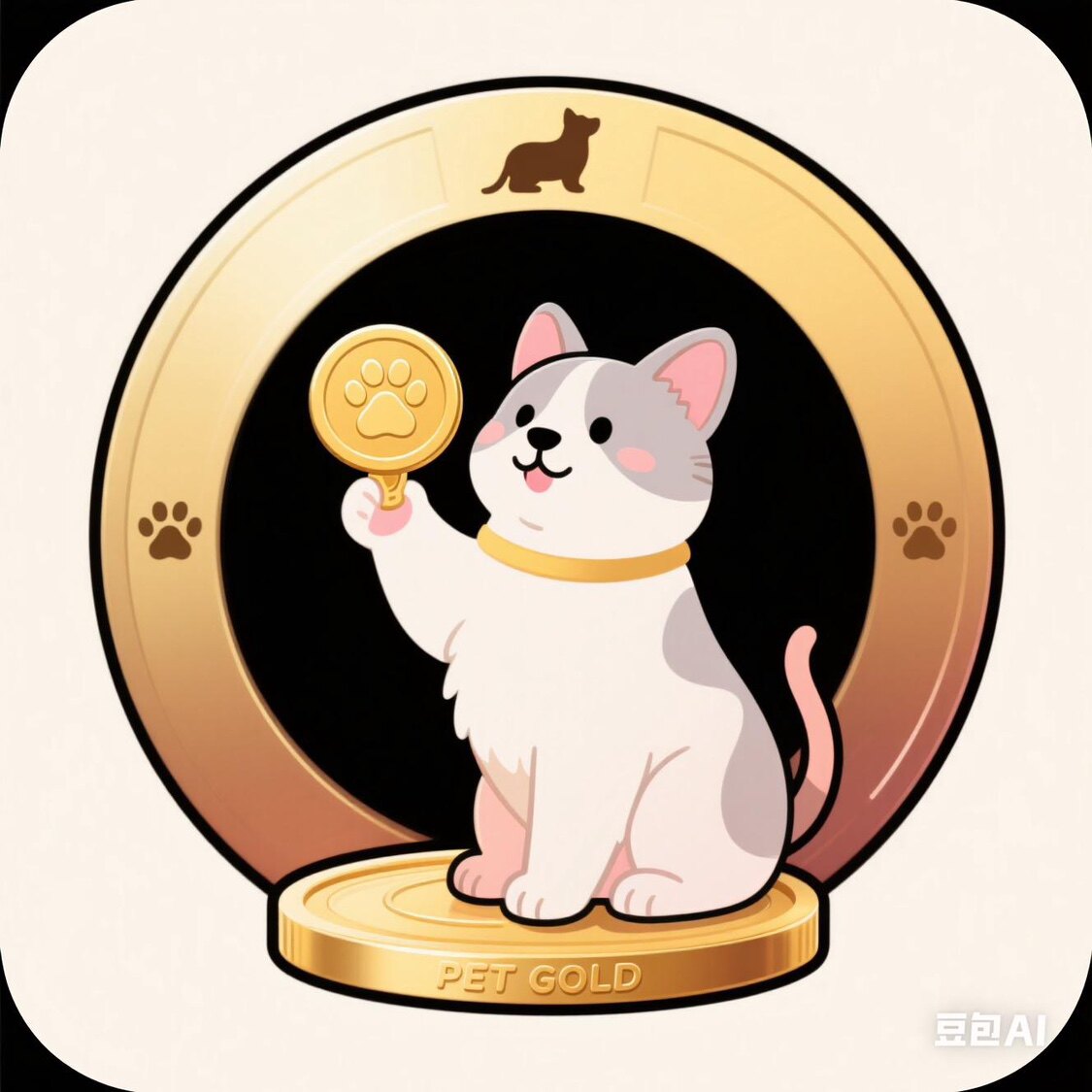 金 牌宠物用品的LOGO