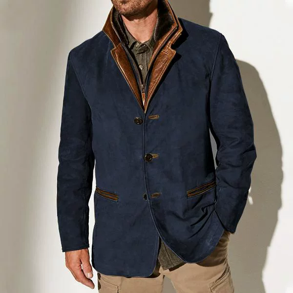 [ retro American casual jacket heavy-duty jacket fashionable vintage American workwear casual outerwear ]