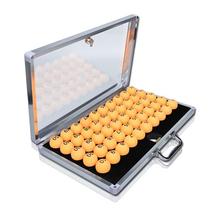 Lottery machine ball box number table tennis storage collection display rack bidding ball box aluminum alloy transparent with lock