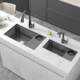Sus304 Hidden Bar Sink Cup Washer for Cafes, Milk Tea Shops, Western Kitchens, Tea Rooms, Island Counters, Small Sinks