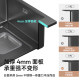 Double-Slot to Single-Slot Conversion, Thickened Kitchen Sink with Slag Collection, Large Single-Slot Sink, 304 Stainless Steel Kitchen Dishwashing Sink