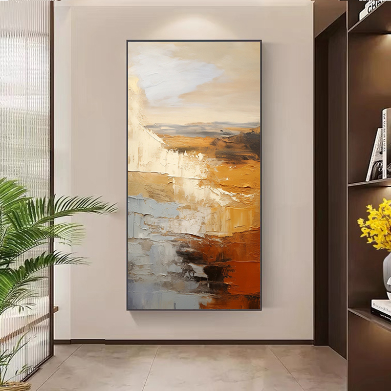 Sea View Sunrise Oriental Outdoor entry Xuanguan Decorative Paintings Allegory good in the door corridor Aisle Hanging Paintings Entrance Fresco Hanging Paintings-Taobao