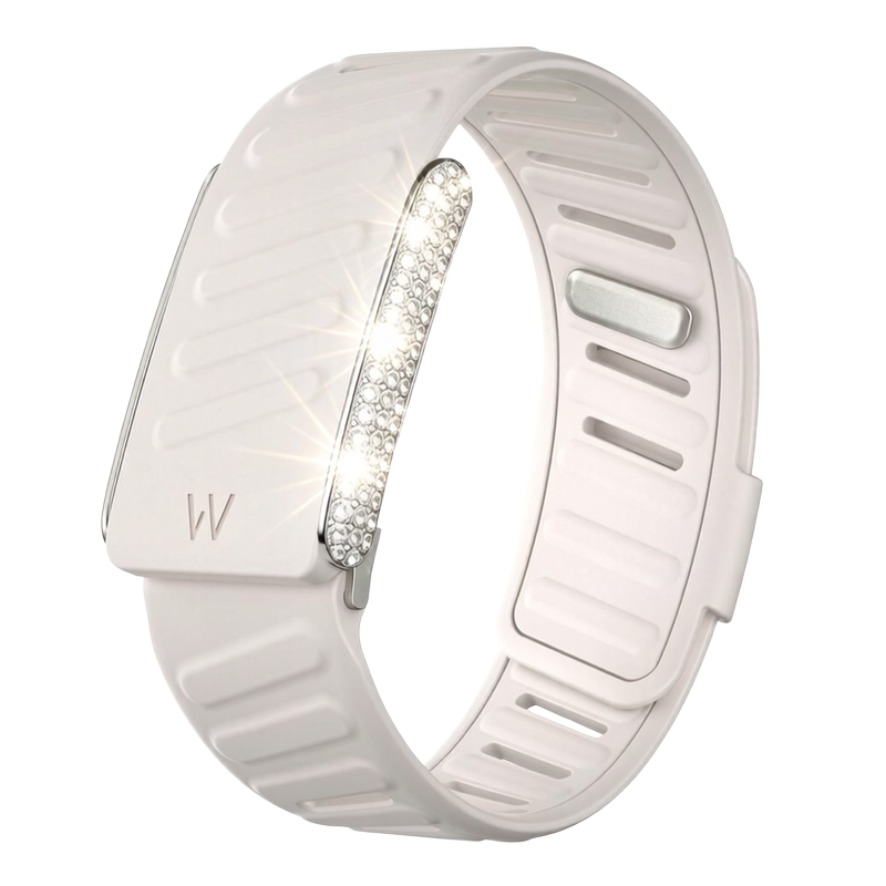New Model with Diamonds Suitable for Whoop 5.0 Two-Tone Silicone Sports Band, Same Style as Cristiano Ronaldo's Wristband, Replacement Strap