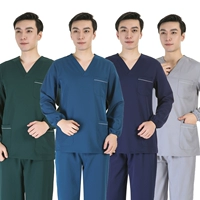 Весна и осень Encrypted Model 016, мужская рубашка с длинным рукавом. Сфотографируйтесь и обратите внимание на цвет.