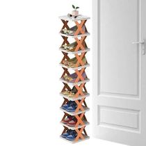 Foldable Shoe Rack Shoe Shelves Shoe Cabinet Storage Tower
