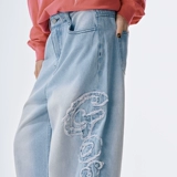 Джинсы, светлые джинсовые штаны для отдыха подходит для мужчин и женщин