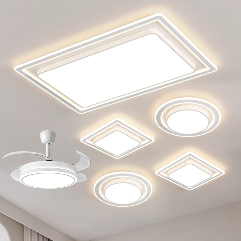 2026 Modern Minimalist Eye-Protecting Led Atmospheric Lighting for Living Room, Dining Room, and Bedroom, Whole-House Package with Voice Control Support 2026 Modern Minimalist Eye-Protecting Led Atmospheric Lighting for Living Room, Dining Room, and Bedroom, Whole-House Package with Voice Control Support