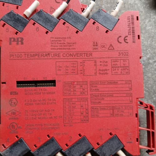 Pr Electronic Temperature Transmitter, Model 3102, Supports Pt100 Thermal Resistance Input, Repairable and Negotiable Price Pr Electronic Temperature Transmitter, Model 3102, Supports Pt100 Thermal Resistance Input, Repairable and Negotiable Price