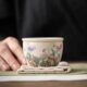High-end pastel master cup Jingdezhen ceramic cup drinking tea cup small single cup ladies exquisite tea cup tea set