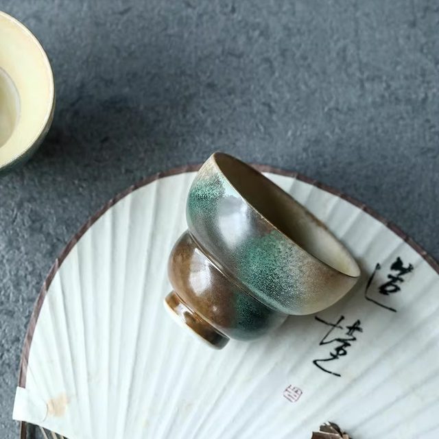 Jingdezhen wood-fired gourd master cup high-end ceramic men and women's personal tea cup single cup kung fu tea cup
