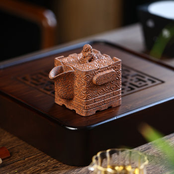 Yixing Fire-Fired Purple Clay Teapot, Pure Handmade Tea Brewing Pot, Hand-Held Pot for Home Use, 2026 New Model, Tea-Water Separation, Authentic High-End Product