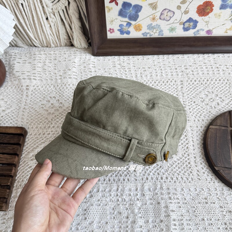 Trendy and Stylish Flat-Top Baseball Cap, Equestrian Hat, Versatile Hat for Square and Round Faces with a High Crown