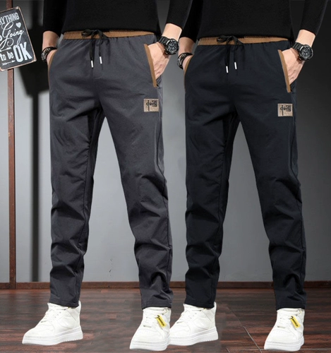 Tide, осенние демисезонные трендовые штаны для отдыха, оверсайз, свободный прямой крой