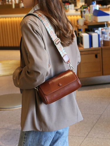 Небольшая сумка, сумка через плечо, из натуральной кожи, премиум класс, в западном стиле