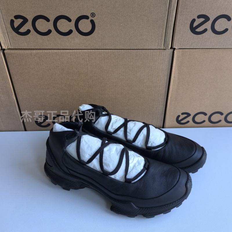 Ecco Lightweight and Comfortable Casual Shoes Biom C Trail 803373 [Lace-Up Style]