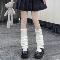 Day series lolita white knitted socks Sox children Summer money Warm College Wind Jk Mid Length Silo Pile Socks Socks