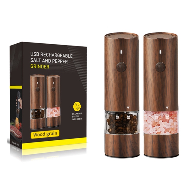 USB Rechargeable Pepper Grinder Electric Pepper Grinder Barbecue Sea Salt Household Grinder USB Rechargeable Pepper Grinder Electric Pepper Grinder Barbecue Sea Salt Household Grinder