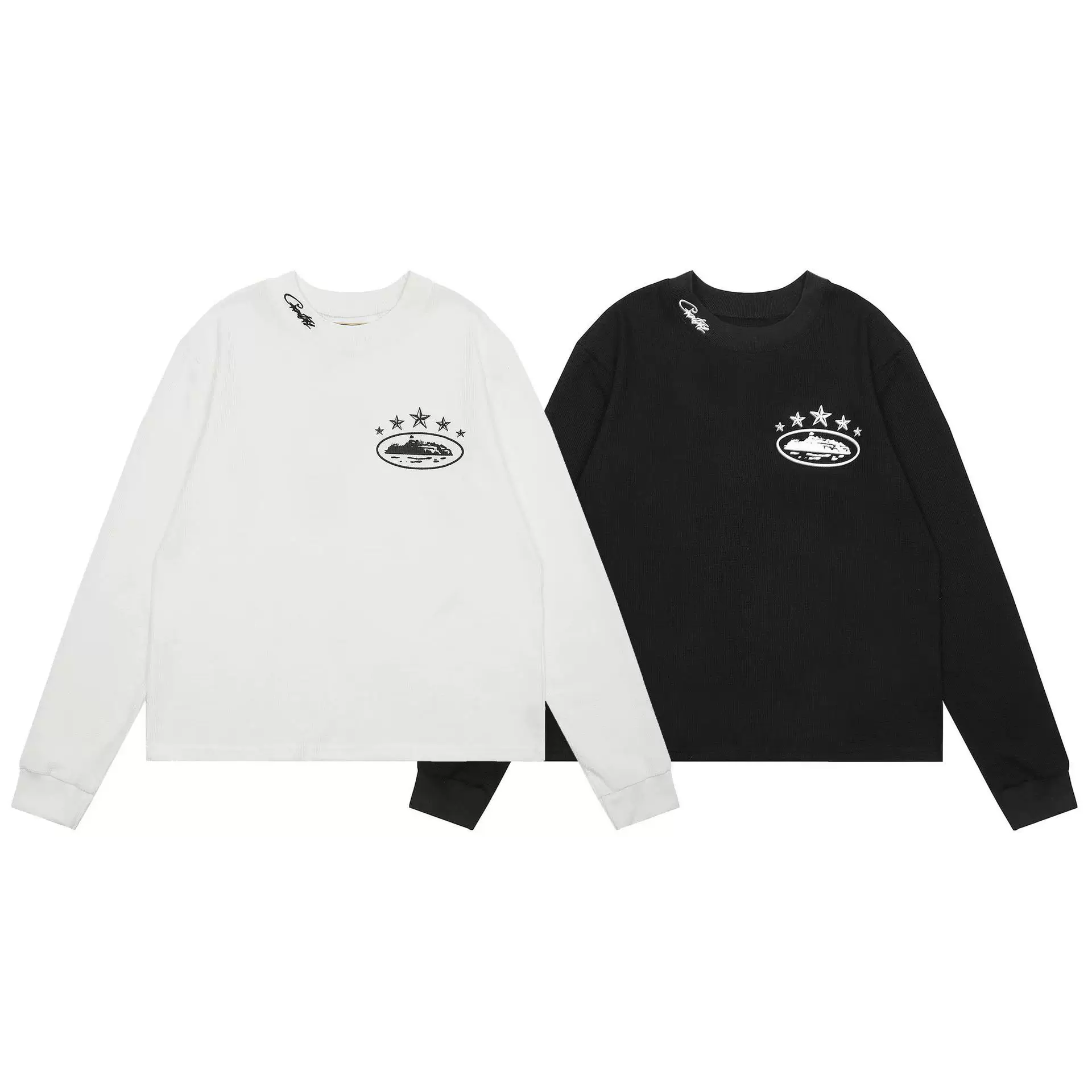 Длинный рукав, футболка с круглым вырезом, oversize, для любимого