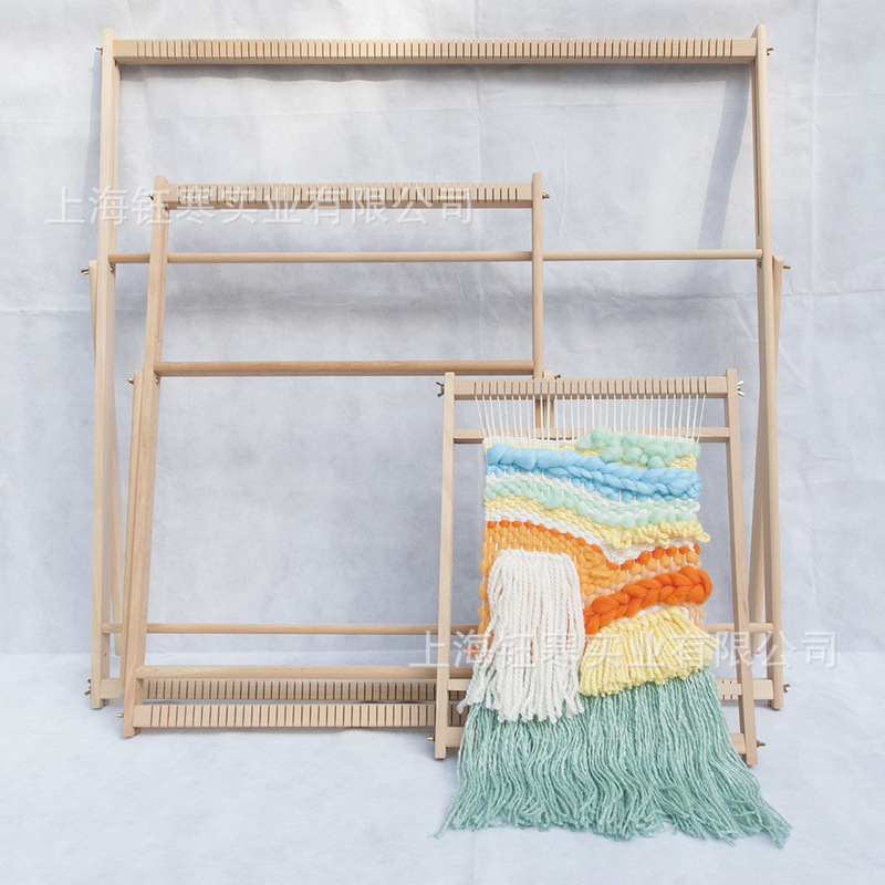 DIY Solid Wood Weaving Tapestry Loom, Medium and Large Size Weaving Loom, Tapestry Weaving Machine