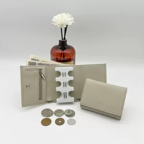 Японский бумажник с молнией, монеты на липучке, кошелек