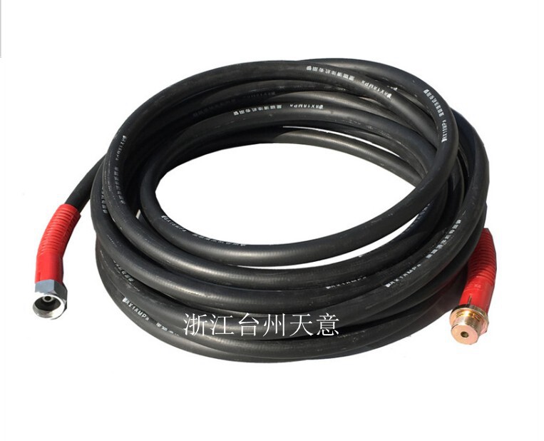 10 meters 20 meters black cat panda SK-58 type high pressure cleaning machine car wash machine car wash pump steel wire outlet pipe