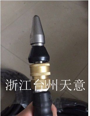 Ultra high pressure cleaner 3 8 1 4 Fast access to sewer pipe dredging head Mouse head through pipe cleaner nozzle