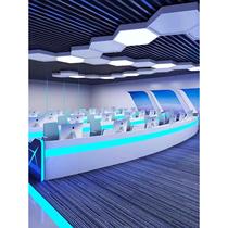Hubei customized operation desk command center console dispatching desk paint desk fire protection school work