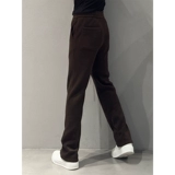 Мужские качественные цветные бархатные весенние трендовые универсальные спортивные штаны, свободный прямой крой