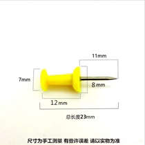 500 pieces can of creative transparent colorful I-shaped nails art nails push pins push pins cork fixing nails