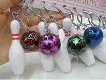 20pcs Bowling sac plastique Pendentif mini-boule de bowling