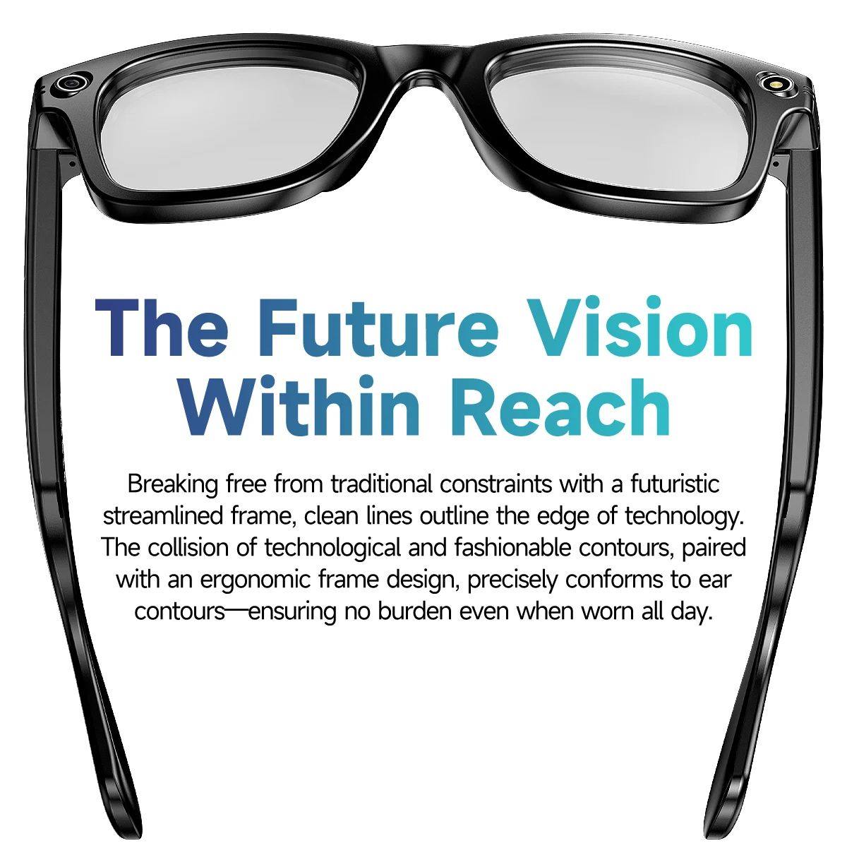 Умные очки new 800w camera ai glasses men color-changing smart translat 007